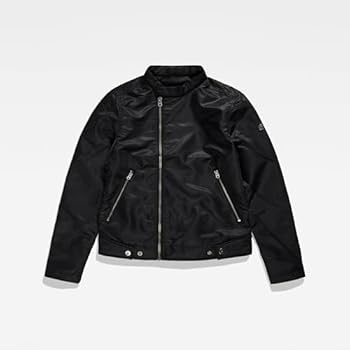 G-STAR RAW Men's Biker Jacket, Black (black D24747-C143-990